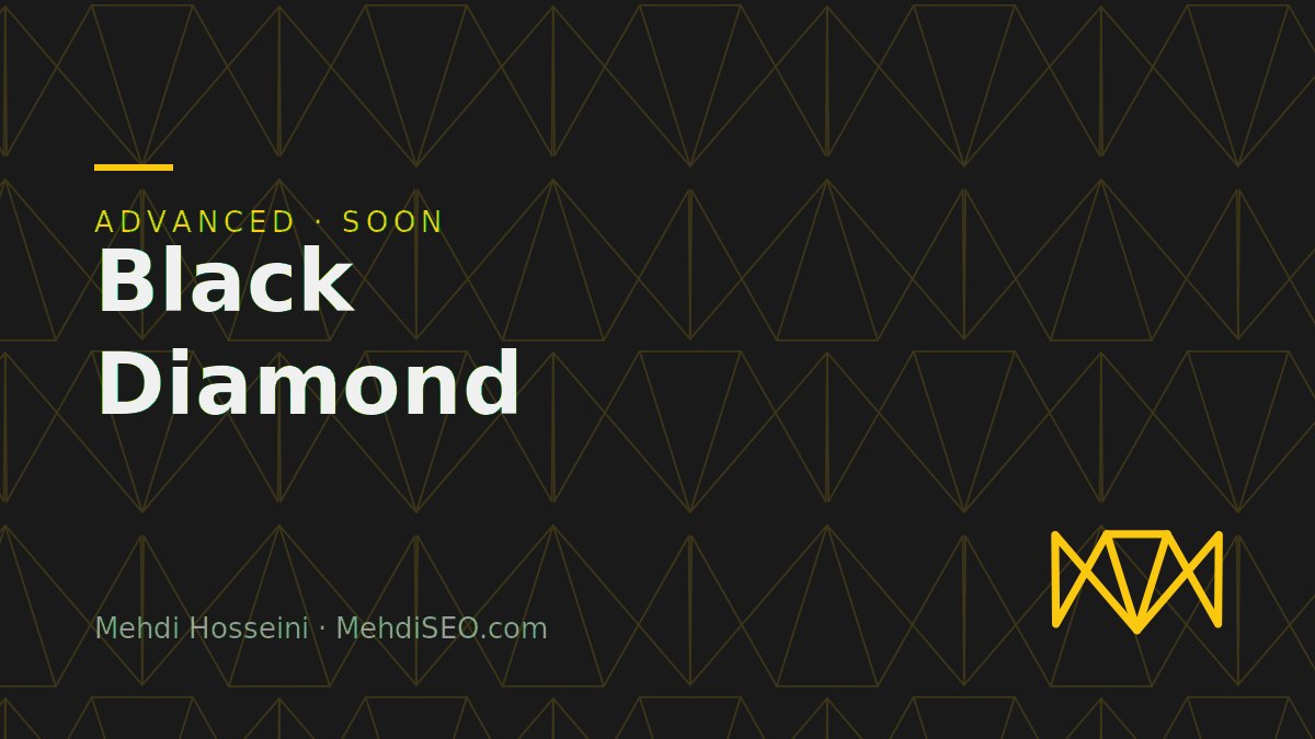 Black Diamond AdSense Course taught by Mehdi Hosseini